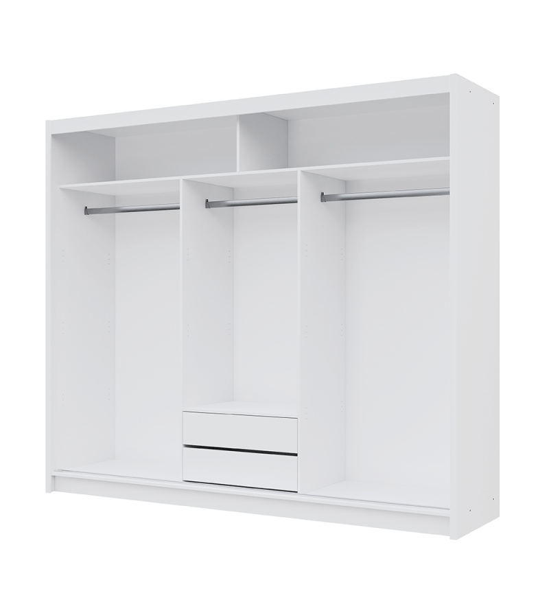 GABA PREMIUM VTA 250 cm Sliding Door Wardrobe with Mirror