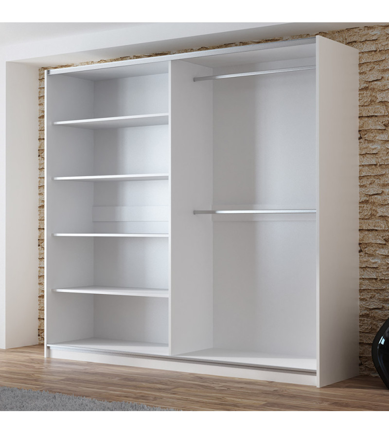 GABA PREMIUM V1 200 cm Sliding Door Wardrobe with Mirror