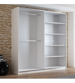 GABA PREMIUM V1 200 cm Sliding Door Wardrobe with Mirror