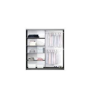 GABA PREMIUM BS 200 cm Sliding Door Wardrobe with Mirror