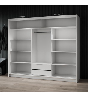 GABA PREMIUM BT 250 cm Sliding Door Wardrobe with Mirror