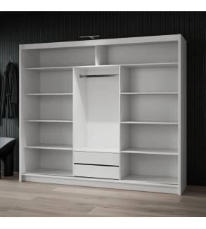GABA PREMIUM BT 250 cm Sliding Door Wardrobe with Mirror