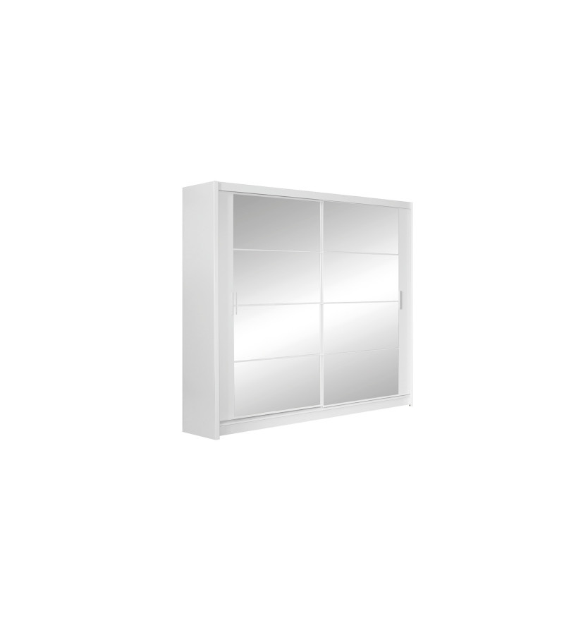 GABA PREMIUM DK 160 cm Sliding Door Wardrobe with Mirror