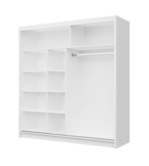 GABA PREMIUM DK 203 cm Sliding Door Wardrobe with Mirror