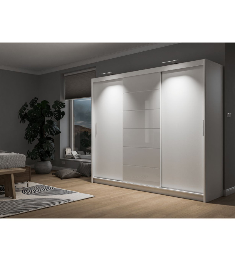 GABA PREMIUM ML 250 cm Sliding Door Wardrobe with Mirror