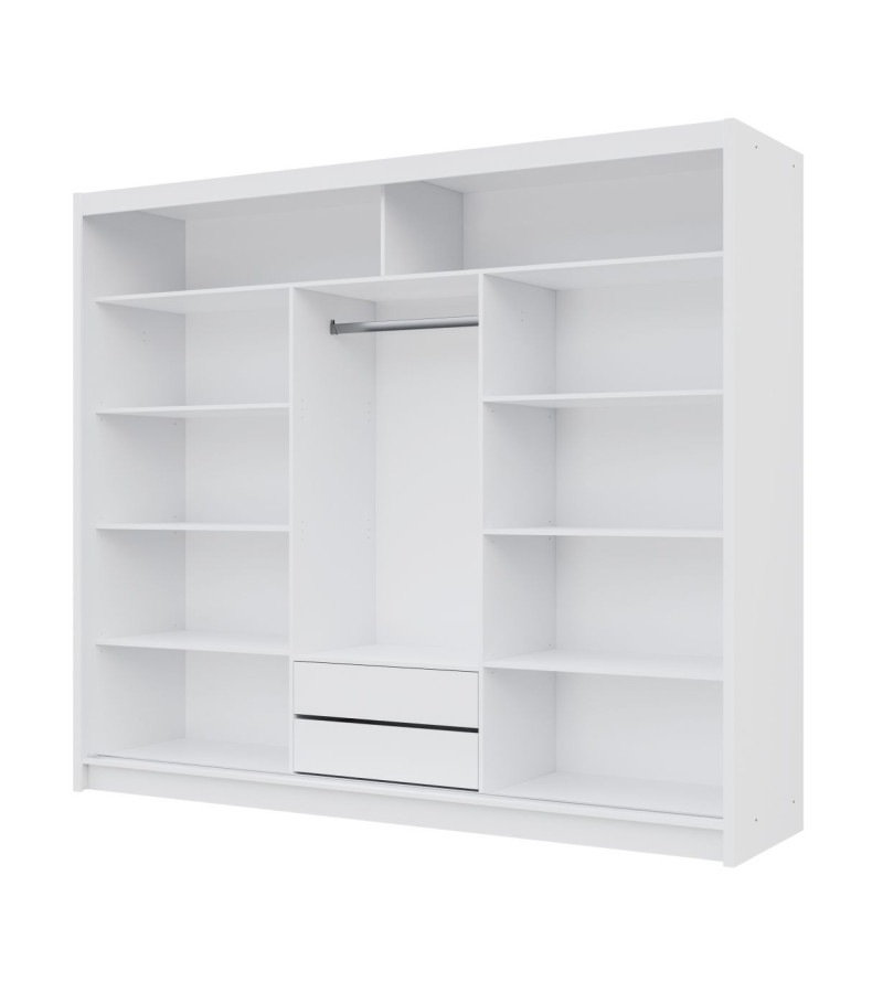 GABA PREMIUM ML 250 cm Sliding Door Wardrobe with Mirror