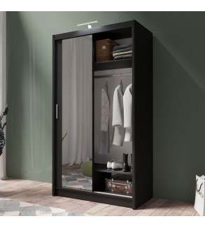 GABA PREMIUM PS 120 cm Sliding Door Wardrobe with Mirror