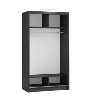 GABA PREMIUM PS 120 cm Sliding Door Wardrobe with Mirror