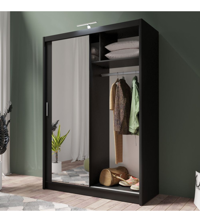 GABA PREMIUM PS 150 cm Sliding Door Wardrobe with Mirror