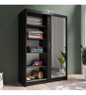 GABA PREMIUM PS 150 cm Sliding Door Wardrobe with Mirror