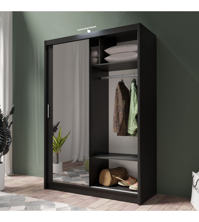 GABA PREMIUM PS 150 cm Sliding Door Wardrobe with Mirror