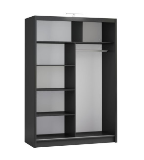 GABA PREMIUM PS 150 cm Sliding Door Wardrobe with Mirror