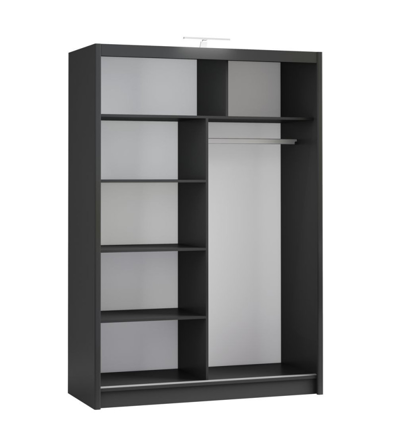 GABA PREMIUM PS 150 cm Sliding Door Wardrobe with Mirror