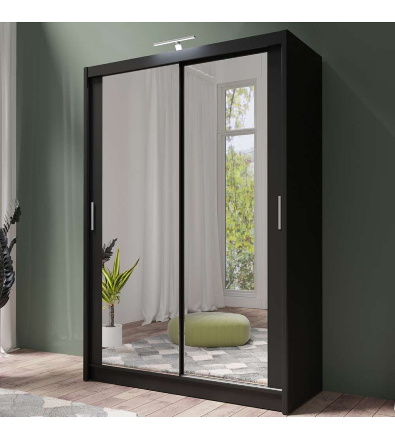 GABA PREMIUM PS 150 cm Sliding Door Wardrobe with Mirror